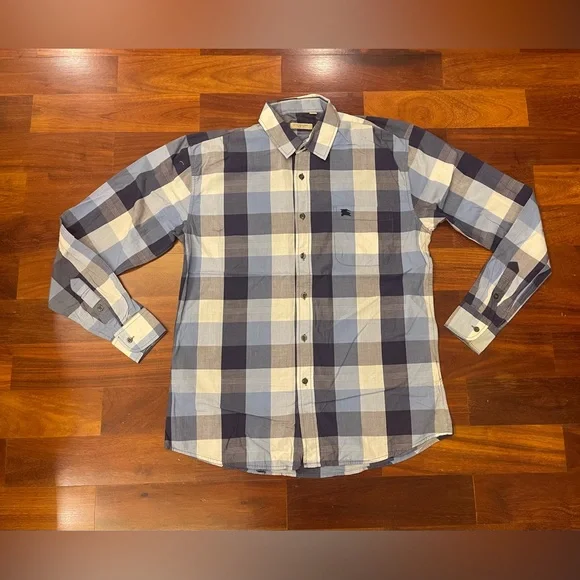 Burberry Shirts Vintage Burberry Shirt Logo Embroidered Poshmark